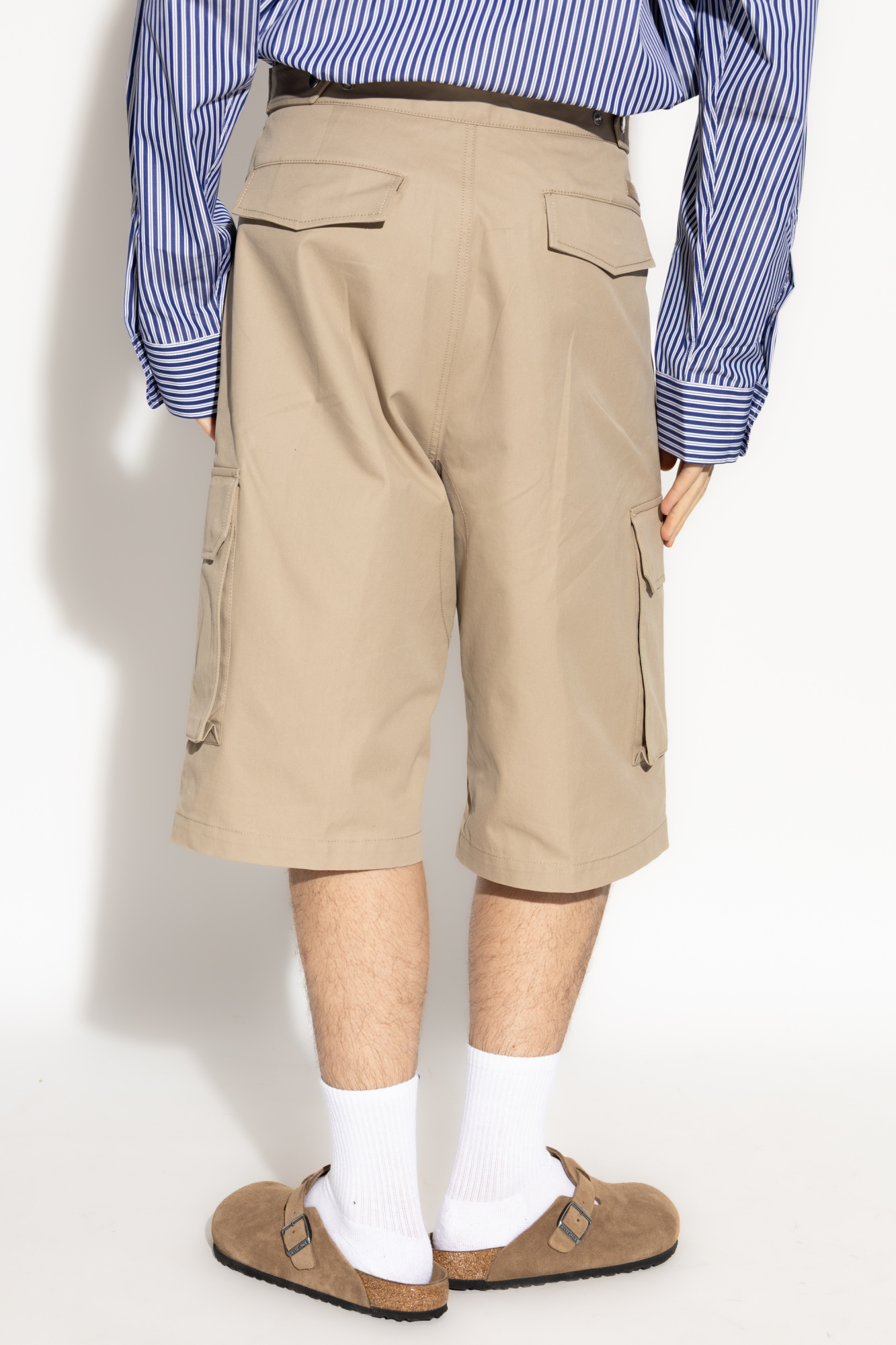 Beige Logo shorts Ami Alexandre Mattiussi - Vitkac AS